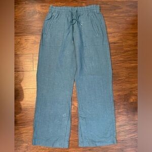 Athleta Retreat Linen Wide Leg Pants Size 4